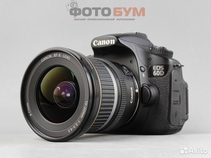 Фотоаппарат Canon 60D kit 10-22 USM