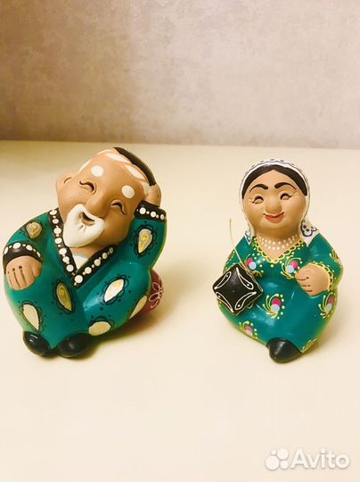Глиняные фигурки Узбекская парочка
