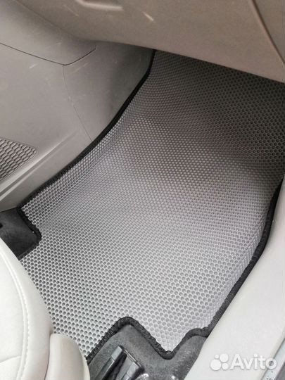 Коврики EVA 3Д на Орландо серый+черный