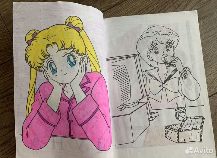 Раскраска SailorMoon «Луна»