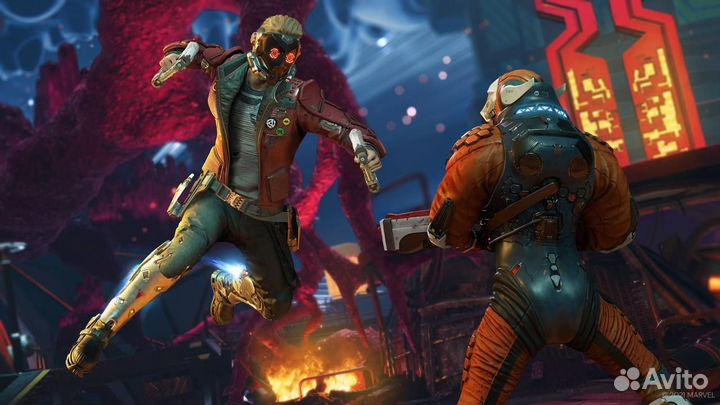 Marvel Guardians Galaxy PS4/PS5 На Русском