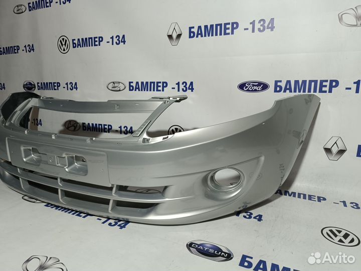 Бампер передний LADA granta серебристый