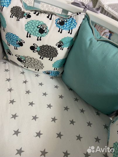 Бортики в детскую кроватку