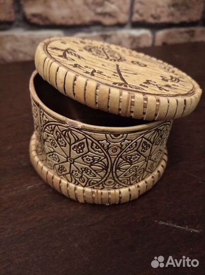 Шкатулка береста новая