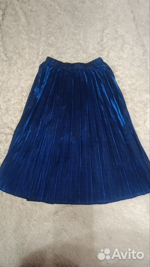 Юбка синяя