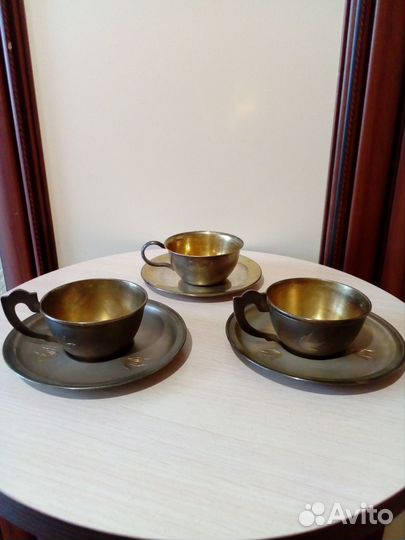 Кофейные пары, мельхиор СССР