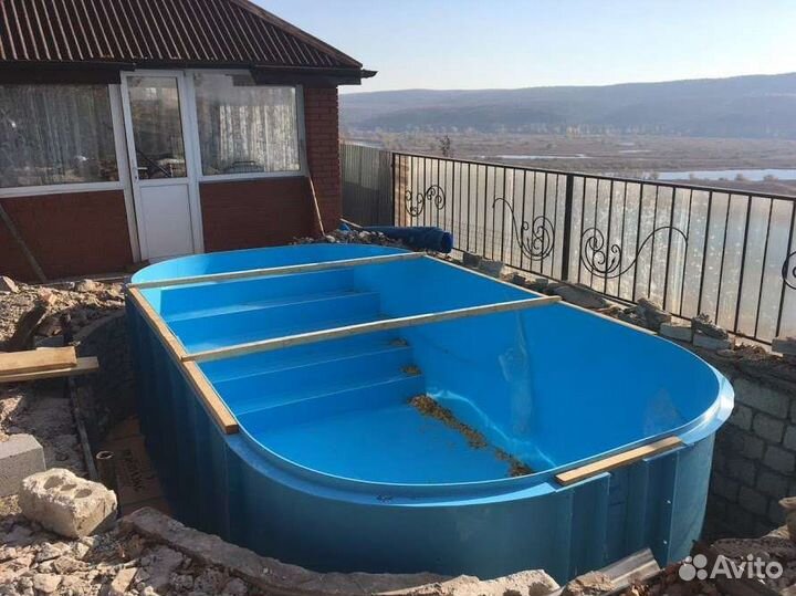 Пластиковый бассейн