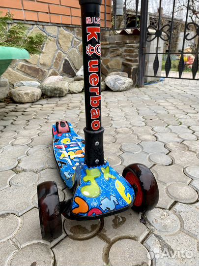 Самокат детский Kuerbao 3-9 лет