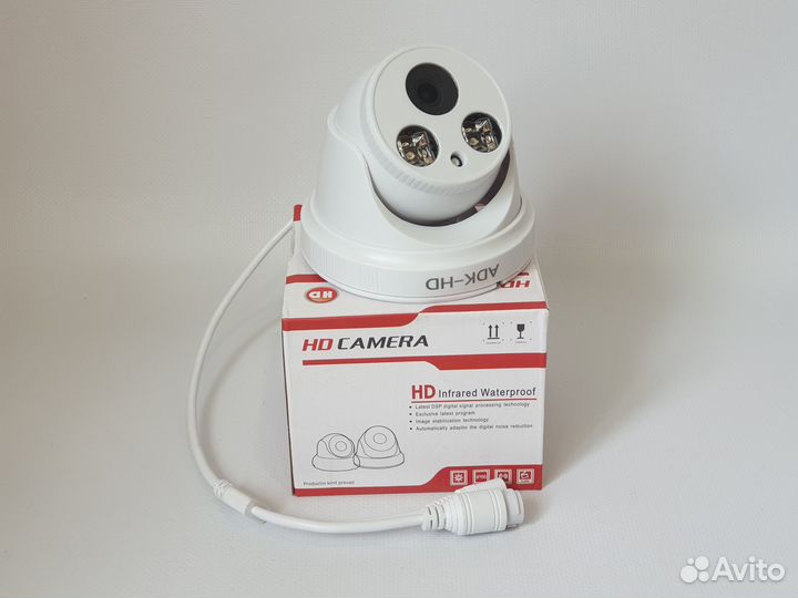 IP видеокамера 3Мп PoE с микрофоном