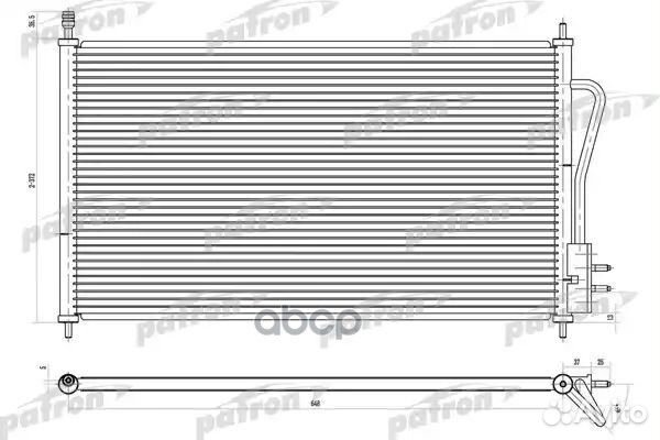 Радиатор кондиционера паяный ford: focus all, 9