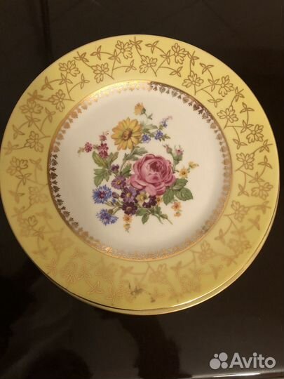 Тарелки cobalt чехия