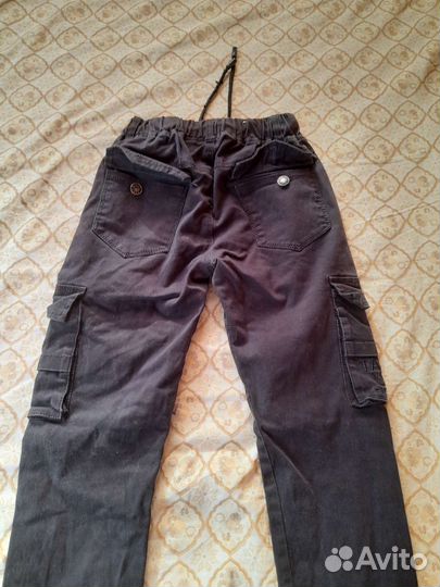 Брюки штаны карго 140 146