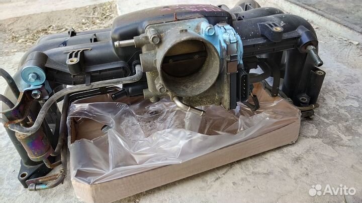 Впускной коллектор дроссельная заслонка Субару