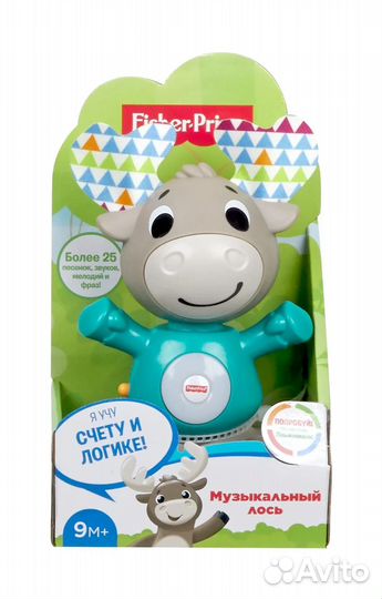 Музыкальная игрушка Fisher-price Поющий Лось