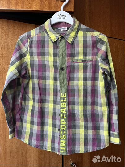 Рубашка в клетку для мальчика
