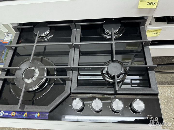 Газовая варочная панель oasis P-GRT