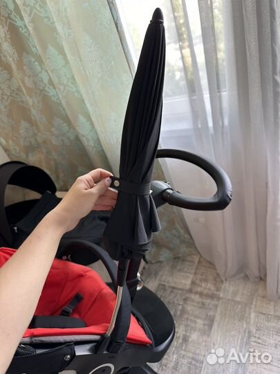 Оригинал зонт для колясок Stokke черный
