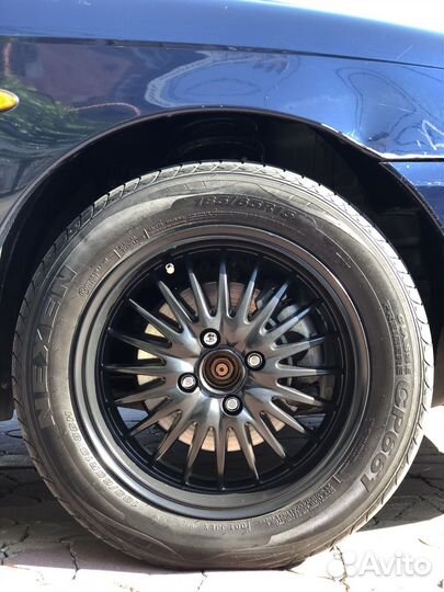 Литые диски League 152 r15 4/100 с шинами nexen