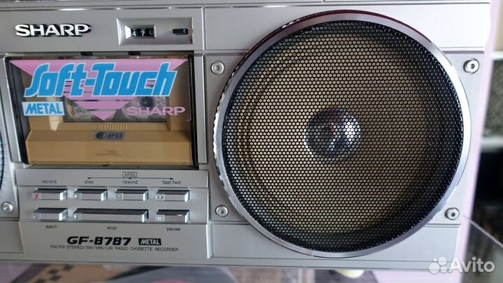 Редкая магнитола, геттобластер Sharp GF-8787H