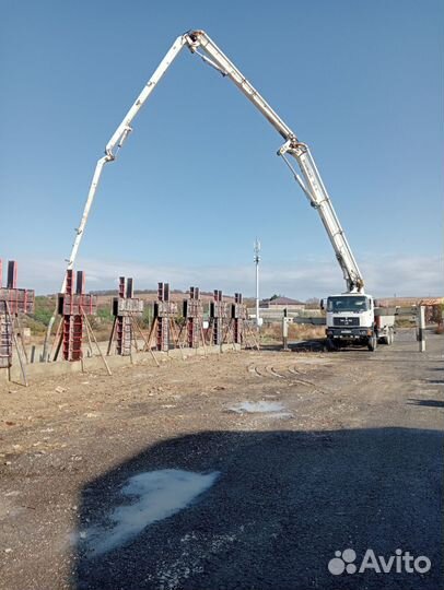 Услуги автобетононасоса