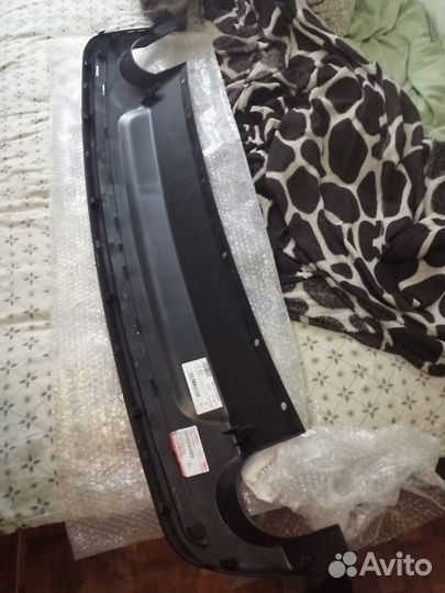 Накладка заднего бампера нижняя декоративная