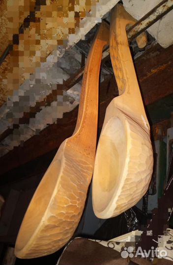 Черпаки резные деревянные