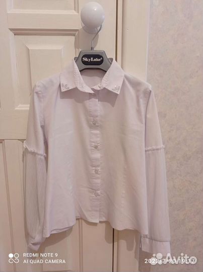 Белая рубашка для девочки