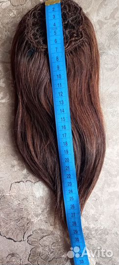 Шиньон из натуральных волос