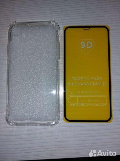 Чехол на iPhone 11 + защитное стекло