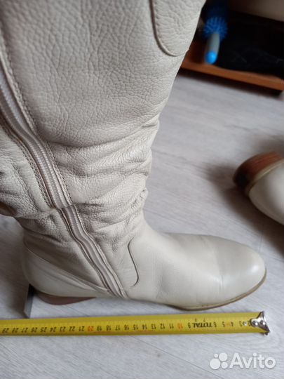 Сапоги женские натуральная кожа зима 40р