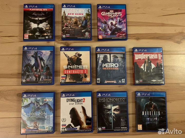 Игры диски ps4 PlayStation 4 5