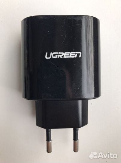 Зарядное устройство ugreen CD104 (2 USB), Black