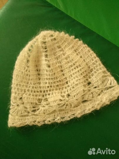 Шапка+шарф набор из мохера