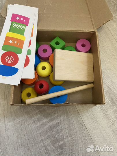 Деревянная пирамидка