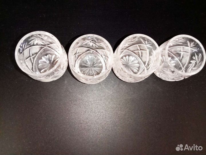 Стопки Гусь-Хрустальный 50 мл СССР высота 5см