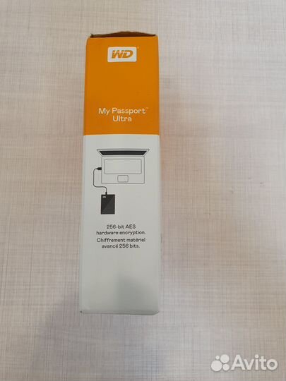 Диск WD 4TB My Passport Ultra USB-C 3.0 Silver