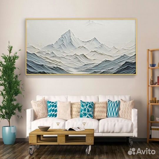 Текстурная картина Горы Премиум качество