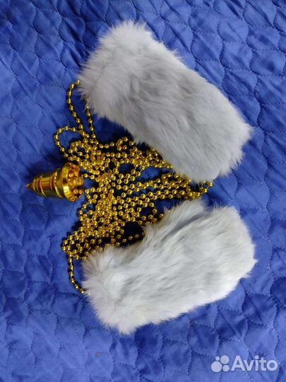 Вережки мех кролика