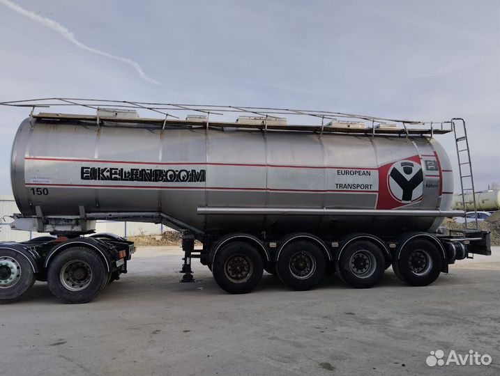 Полуприцеп пищевая цистерна Burg BPD0 15-27, 1990