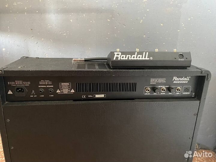 Гитарный Комбоусилитель Randall rg 200