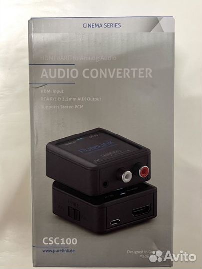 Аудиоконвертер Purelink новый