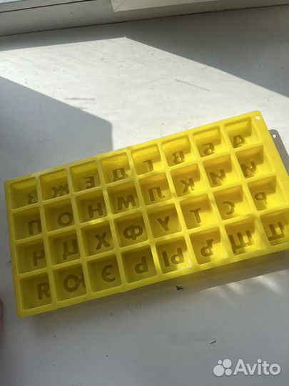 Форма силиконовая буквы