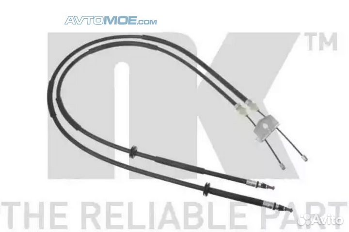 Трос ручного тормоза (комплект) 9025116 NK