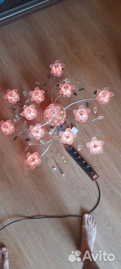 Люстра потолочная светодиодная бу