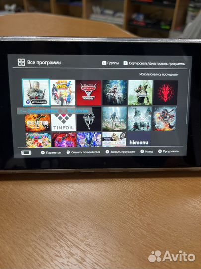 Nintendo switch160gb, чип прошитая с играми