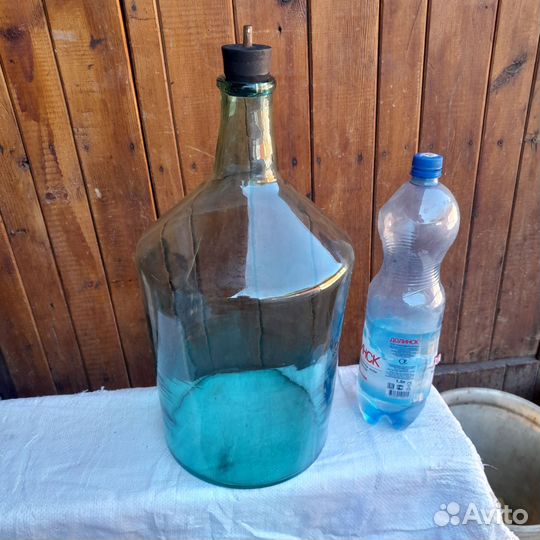 Бутыль 10 литров стекло