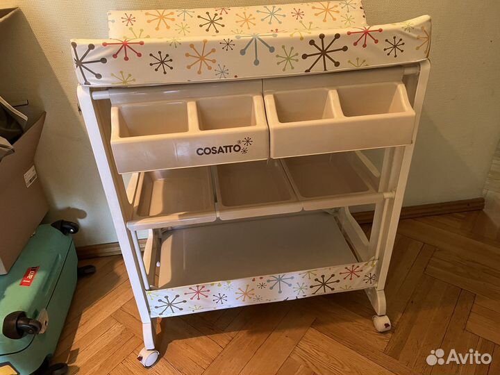 Пеленальный стол с ванночкой Cosatto Easi Peasi