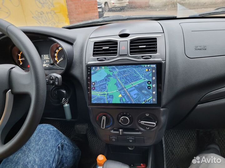 Android магнитола 9 для LADA Granta FL, есть Teyes