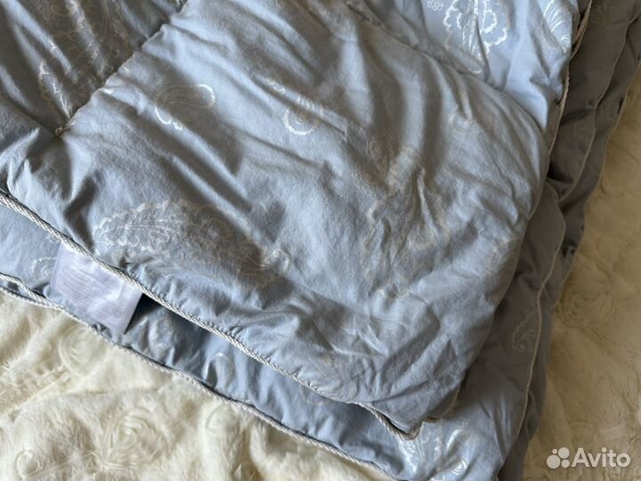 Одеяло гусиный пух натуральный, простыня хлопок