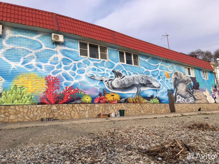 Монументальная, художественная роспись, граффити